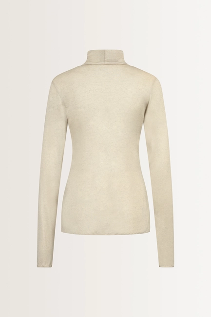 Turtleneck top in cashmeremix