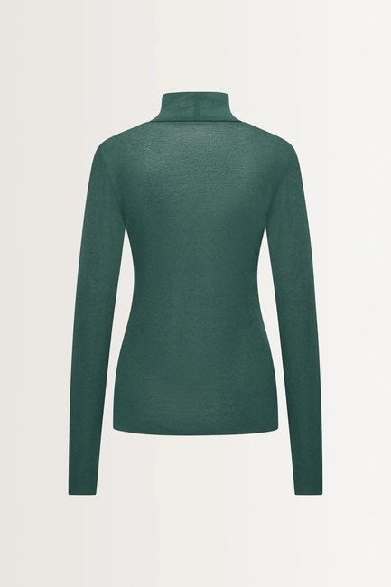 Turtleneck top in cashmeremix