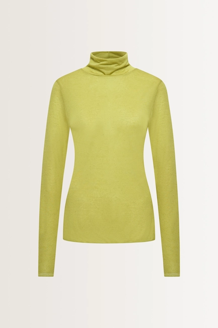 Turtleneck top in cashmeremix