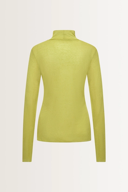 Turtleneck top in cashmeremix