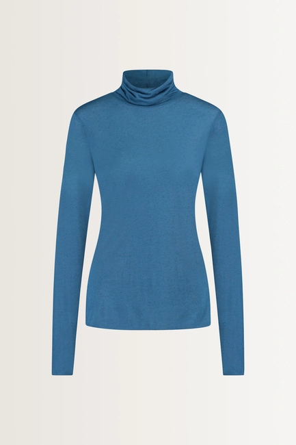 Turtleneck top in cashmeremix