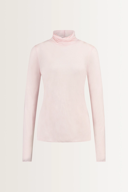 Turtleneck top in cashmeremix