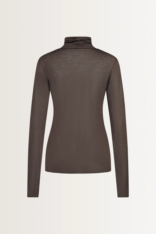 Turtleneck top in cashmeremix