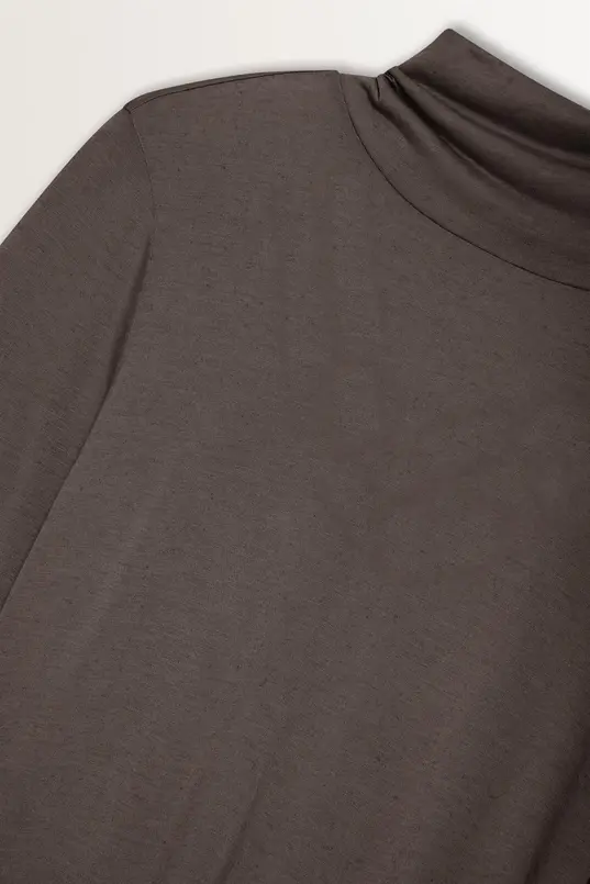 Turtleneck top in cashmeremix