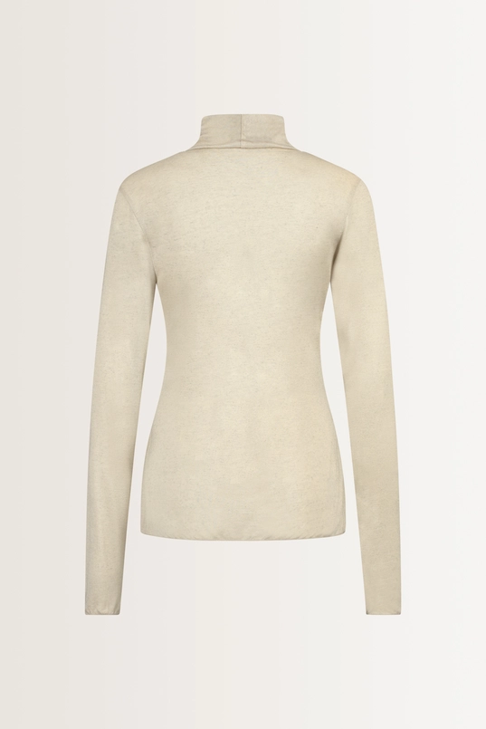 Turtleneck top in cashmeremix