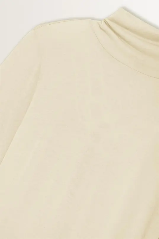 Turtleneck top in cashmeremix