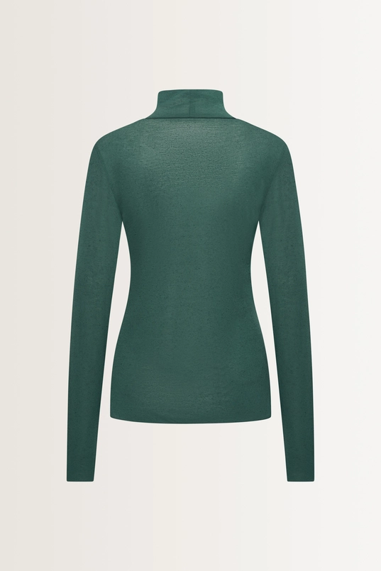 Turtleneck top in cashmeremix