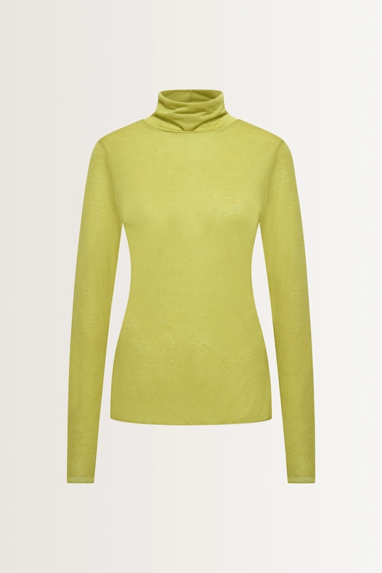 Turtleneck top in cashmeremix