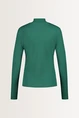 Turtleneck top met rimpeldetails