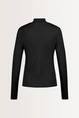 Turtleneck top met rimpeldetails