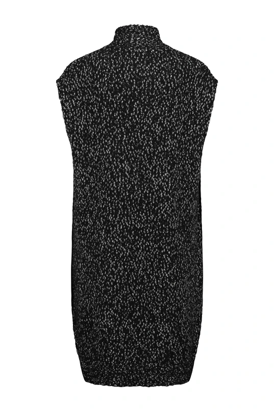 Tweed-look mouwloos vest