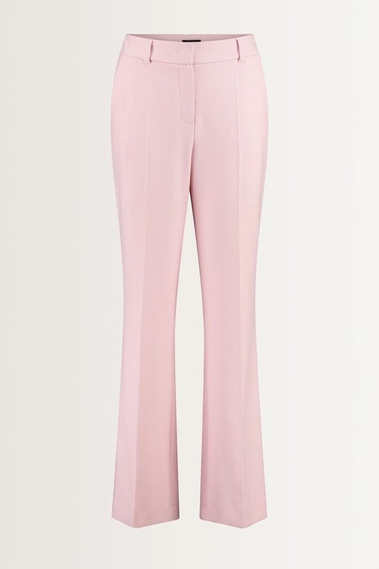 Tweed pantalon met flared pijp