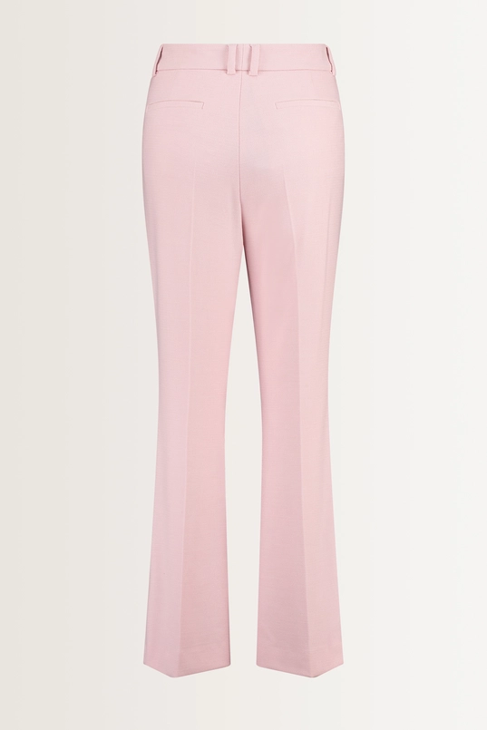 Tweed pantalon met flared pijp