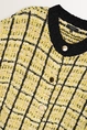 Tweedlook vest met bouclé-effect