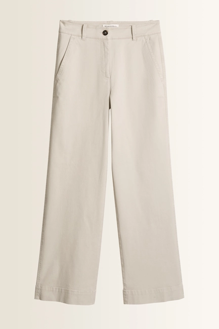 Twill broek met wijde pijp Marc O'Polo