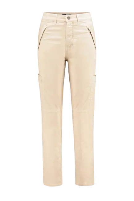 Velours cargo pants