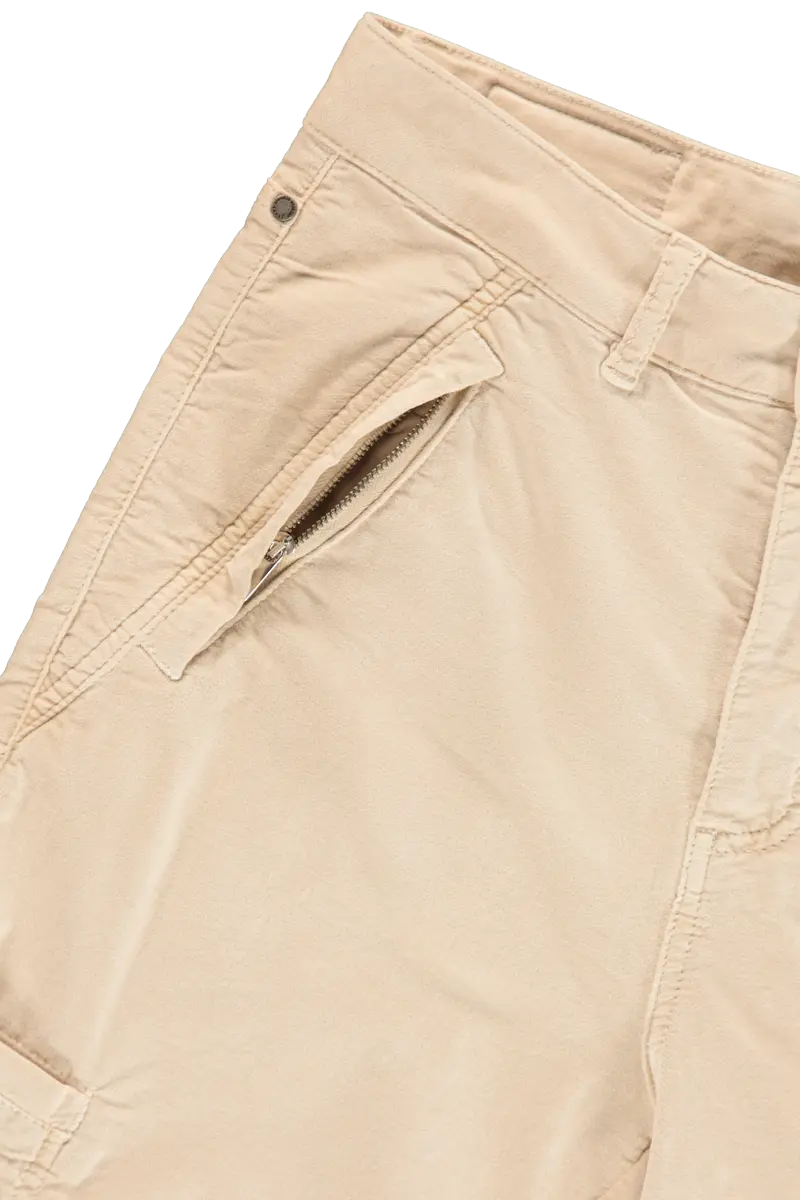 Velours cargo pants
