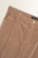 Velvet wide-leg broek