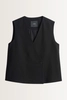 Verkort gilet linnenmix Nabril Someday