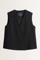 Verkort gilet linnenmix Nabril Someday
