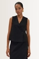 Verkort gilet linnenmix Nabril Someday
