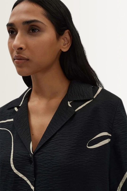 Verkorte blouse met abstracte print Zesora Someday