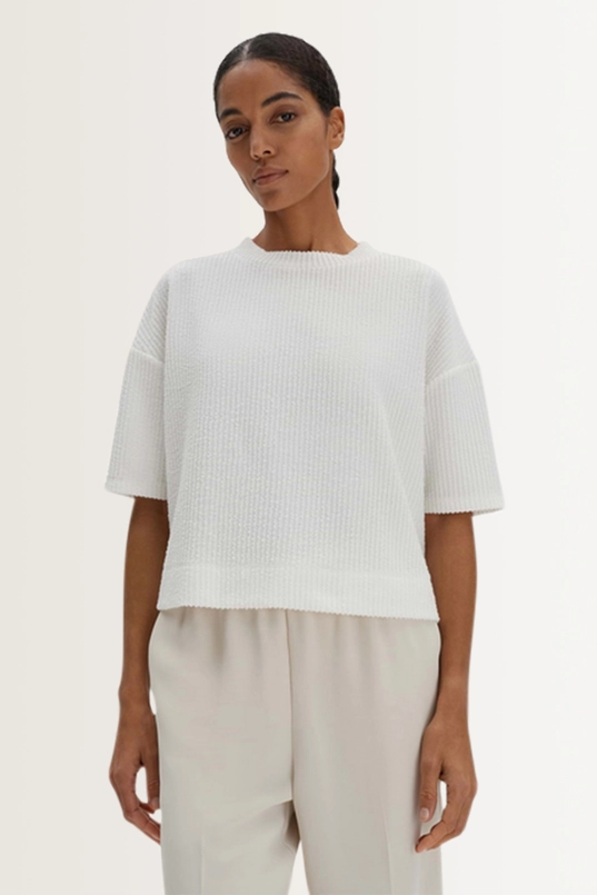 Verkorte blouse met structuur Keveluna detail Someday