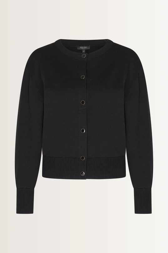 Vest glanzende knoopdetails