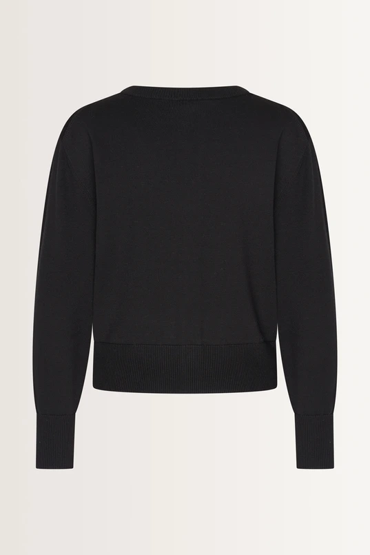 Vest glanzende knoopdetails