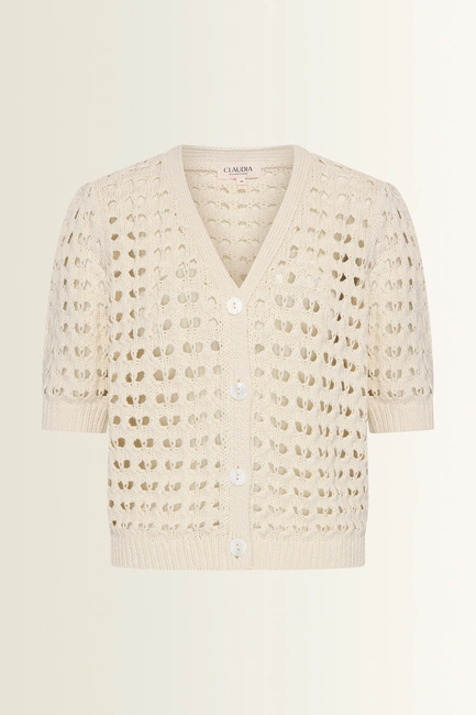 Vest in ajourbrei