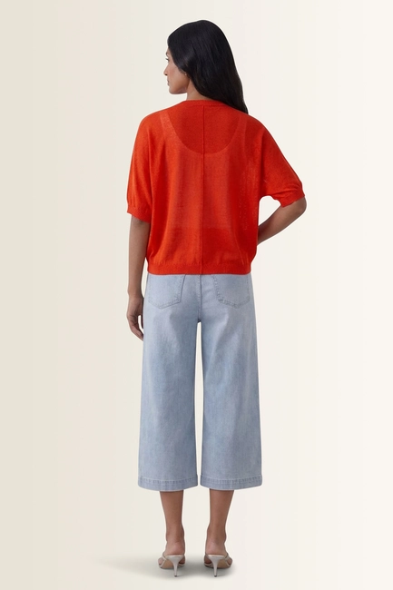 Vest in linnenmix OUI