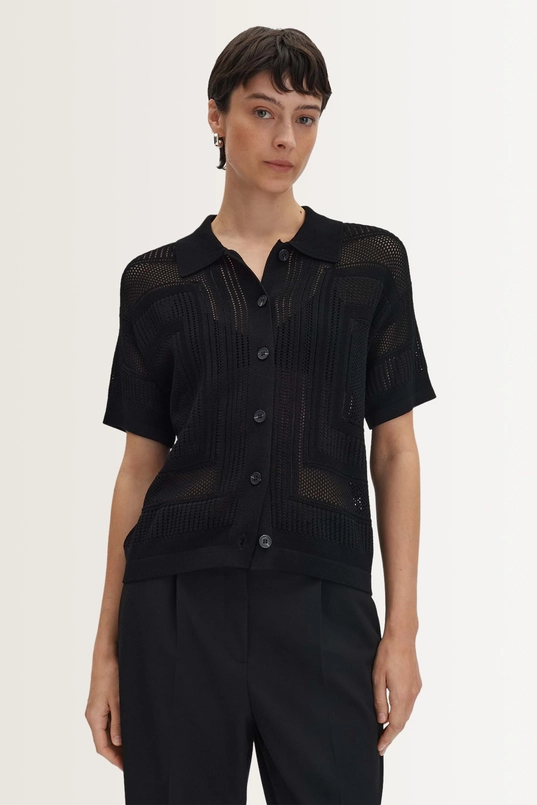 Vest met ajourbreisel Tiandra Someday