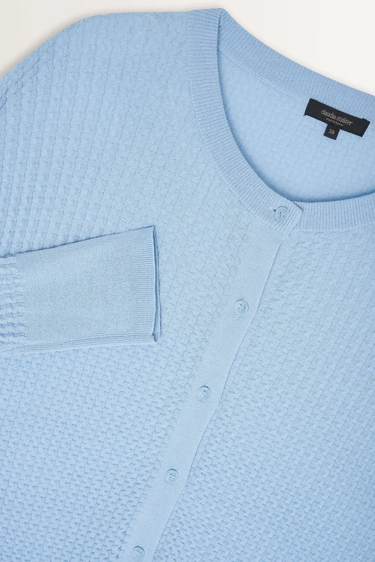 Vest met fijne structuur