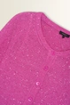 Vest met streepeffect en pailletten