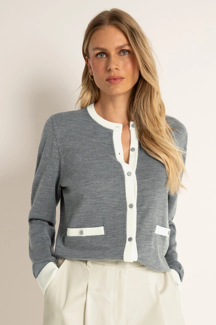 Vest met verfijnde details