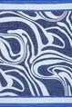 Vierkante shawl met swirlprint