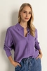 Viscosemix blouse met glans