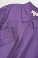 Viscosemix blouse met glans