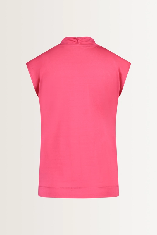 Viscosemix top met plooidetail