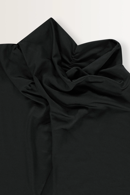 Viscosemix top met plooidetail
