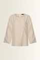 Vleermuismouw blouse met borstzak