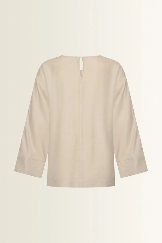 Vleermuismouw blouse met borstzak