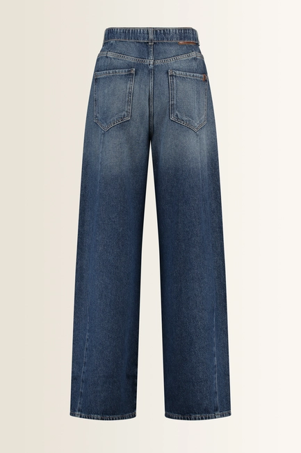 Wide jeans met ceintuur Madia Max Mara Weekend