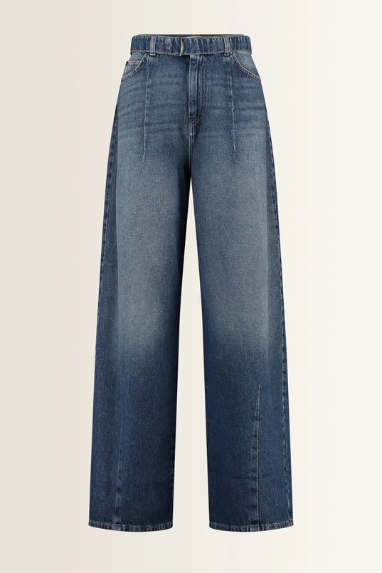 Wide jeans met ceintuur Madia Max Mara Weekend