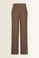 Wide leg broek in crinkle structuur
