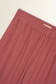 Wide leg broek in linnenblend