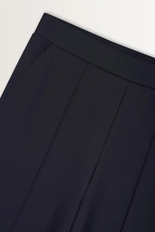 Wide leg broek in travelkwaliteit