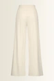 Wide leg broek in travelstof