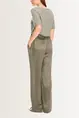 Wide-leg broek met glans Marc Cain