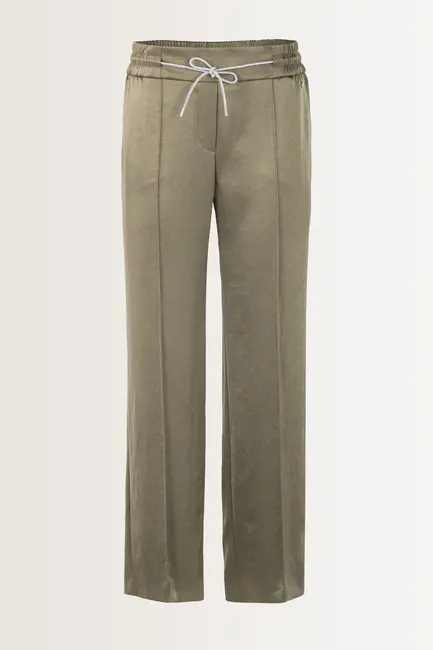 Wide-leg broek met glans Marc Cain